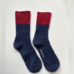 Aime Leon Dore Red and Navy Casual Socks